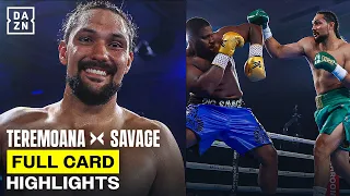 FULL CARD HIGHLIGHTS Teremoana Teremoana vs DeAndre Savage