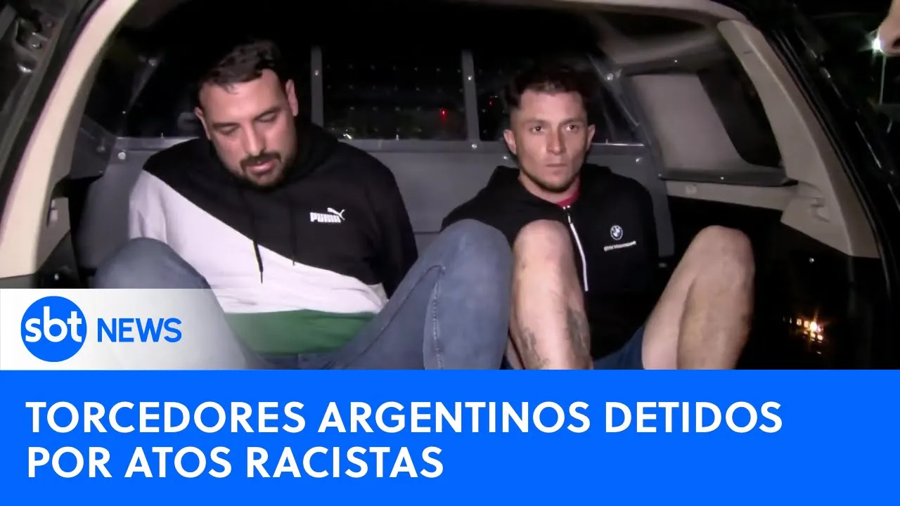 Torcedores são presos após atos racista durante partida de futebol | #SBTNewsnaTV (11/08/23)