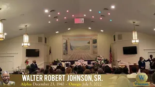 In Loving Memory of Walter Robert Johnson Sr