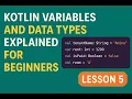 Learn Kotlin Variables Data Types and Operators from Scratch Beginner Friendly