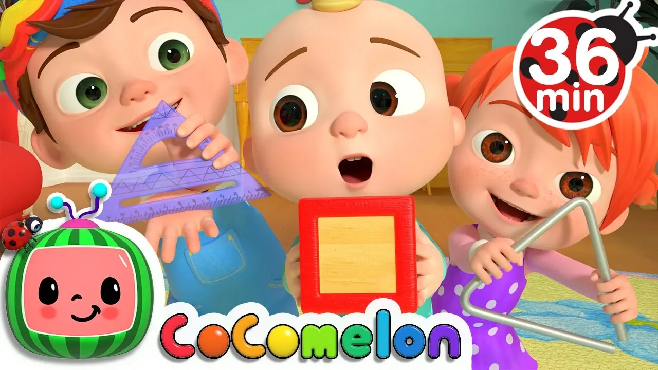 The Shapes Song + More Nursery Rhymes & Kids Songs - CoComelon