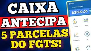 CAIXA LIBERA 5 PARCELAS DE ANTECIPAÇÃO SAQUE ANIVERSÁRIO!