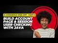 Build Account Page Session User Checking with Java E-Commerce Web App Part 05