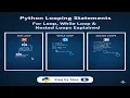 Python Looping Statements For Loop While Loop Nested Loops Explained