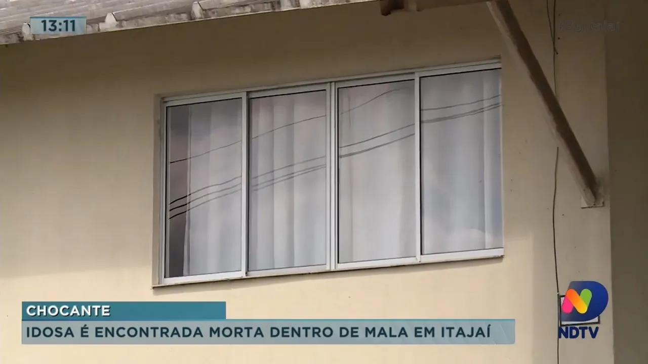 Idosa é encontrada morta dentro de mala em Itajaí