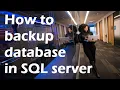 How to backup databases in SQL server cloud backup