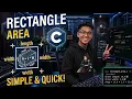 10 C Program to Calculate the Area of a Rectangle C Programming for Beginners syntaxsnaps