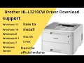 Brother HL-L3210CW Driver Download and Setup Windows 11 Windows 10 Mac 13 Mac 12 Mac 11