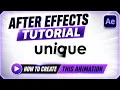 Create This UNIQUE Text Animation After Effects
