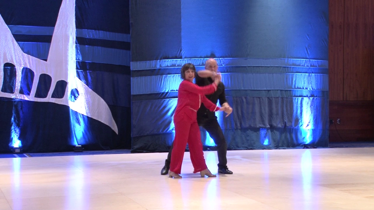 Liberty Swing 2017 Pro Am Spotlight Michele Fischer with Robert Royston