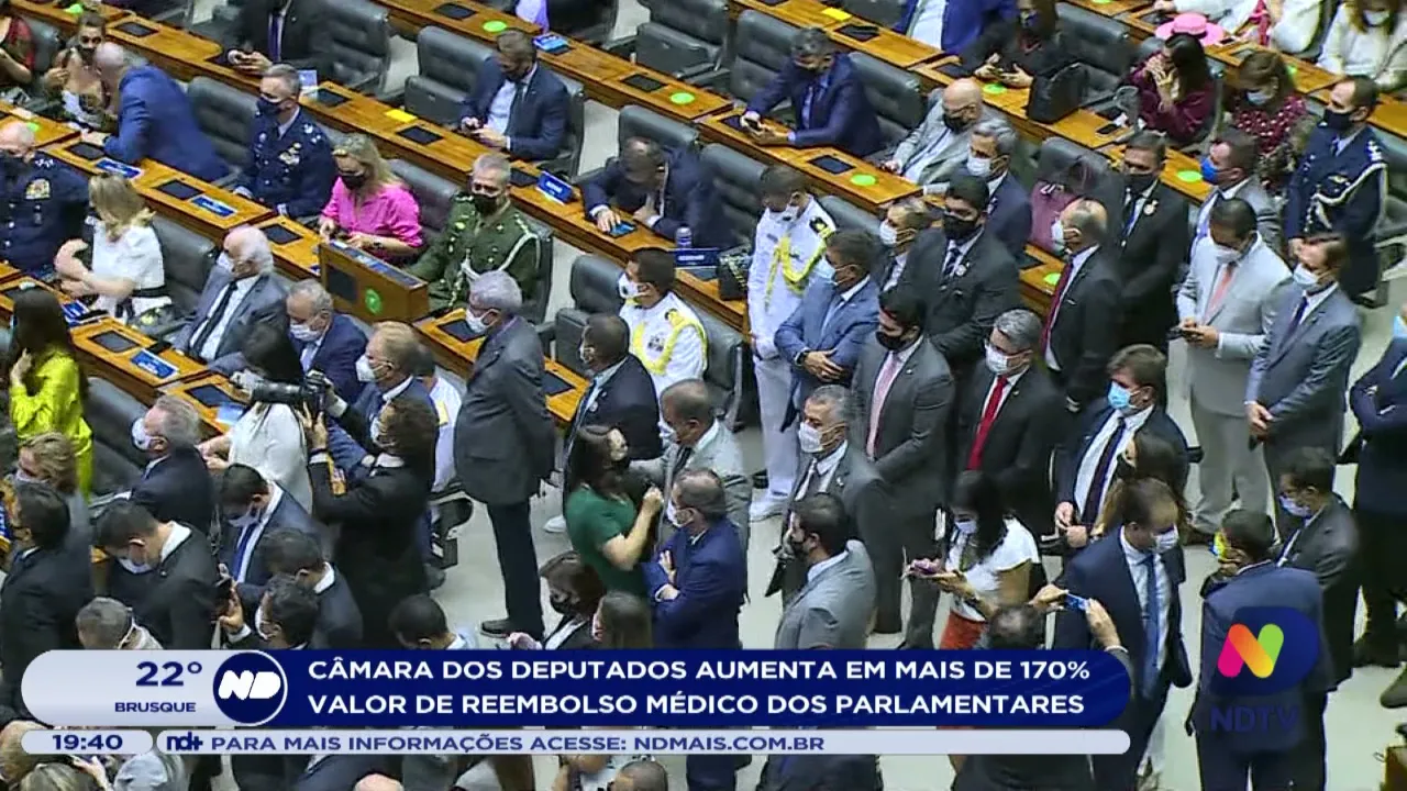 Câmara dos Deputados aumenta em mais de 170% valor de reembolso médico