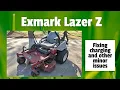 Exmark Lazer Z has a charging issue and needs other minor work
