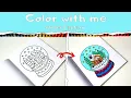 Coloring a Winter Page Creative and Relaxing Winter Wonderland Experience