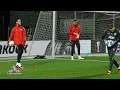 Download Lagu David De Gea vs Sergio Romero Warm Up / Goalkeeper Training / Manchester United vs LASK