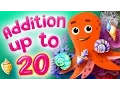 Addition up to 20 Math for Kindergarten 1st Grade Kids Academy