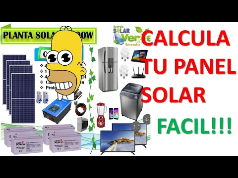 Download MP3 ✅Cuántos paneles solares necesito para mi casa Calculo de un sistema Aislado (Baterías) #solarpanel