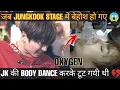 JUNGKOOK faints while dancing on LIVE STAGE BTS LIVE STAGE PERFORMANCE BTS INDIA TAEHYUNG
