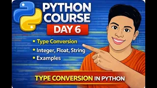 Python Course in Telugu Day 6 Type Conversion in Python Convert int float string
