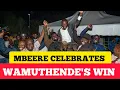 Mbeere residents pours out on the streets celebrating Leonard Wamuthende's BIG WIN in Mbeere North 