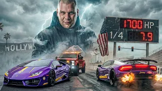 Kupiłem Lamborghini Huracan Twin Turbo i zasadniczo od razu je zepsułem… WYŚCIGI NA 1/4 W USA!