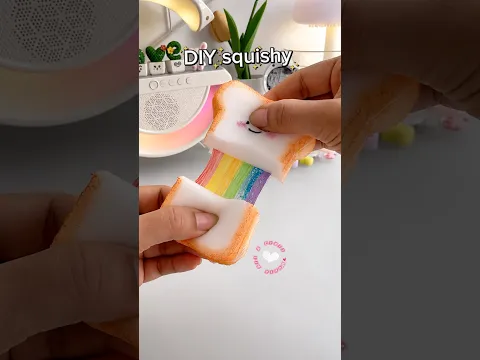 DIY Squishy 🌈✨#shorts #art #diy #craft #youtubeshorts