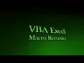 Programming in Excel Lesson 3 - Macro Recorder