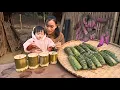 Lagu Make a new vegetable trellis. Cooking taro cake with the flavors of the mountains and forests.