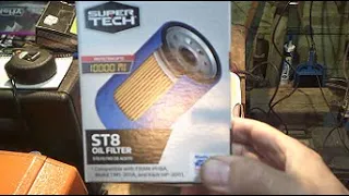 Walmart SuperTech ST8 Oil Filter Cut Open