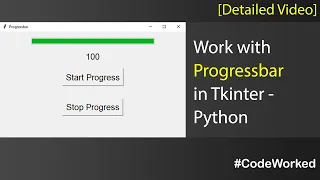 Work with Progressbar in Tkinter - Python Progressbar