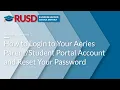 How to Login to Your Aeries Portal Account and Reset Your Password