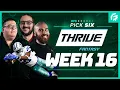 FANDUEL DRAFTKINGS NFL DFS PICK SIX WEEK 16