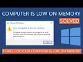 How to Fix Your Computer is Low on Memory on Windows 10