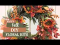 DIY Weekend live fall floral designing Amy has easy kits you can make too
