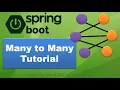 Spring Boot Many to Many Tutorial with Thymeleaf Bootstrap and MySQL