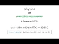 mod01lec02 - Engineering Reversort