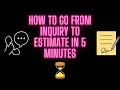 Handyman business pricing How to estimate jobs quickly