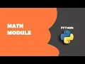 Math module in Python Modules In Python Hindi
