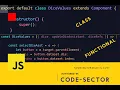 How to convert functional component to class component in React