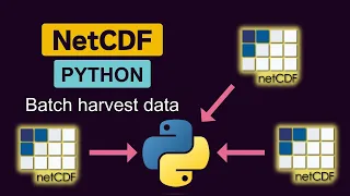 How to extract data from multiple NetCDF files in one Python script