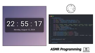ASMR Programming Creating a Sleek Modern Digital Clock with HTML CSS JavaScript