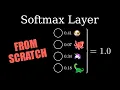 Softmax Layer from Scratch Mathematics Python Code