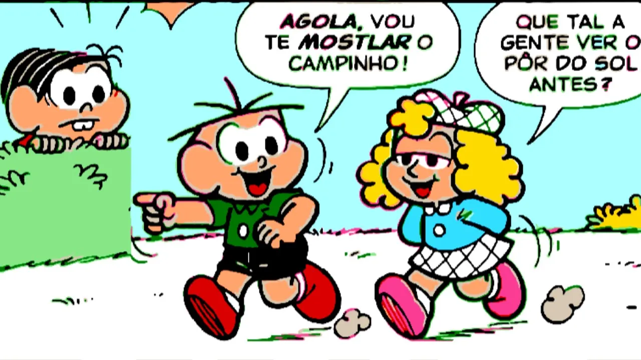 A MÔNICA ESTÁ COM CIÚMES DA NOVA GAROTA LOIRA - QUADRINHOS DA TURMA DA MÔNICA