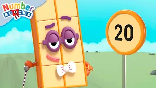 1 à 20 En 40 Minutes Apprenez à Compter 12345 Apprendre à Compter Numberblocks En Français 