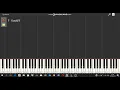 Ngiyaz'fela ngawe - thabsie ft kwesta (piano cover by "FORTE".T)