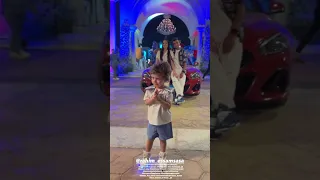 تصوير رحيم ابن عصام صاصا في عيد ميلاده عسل اوي بجد 
