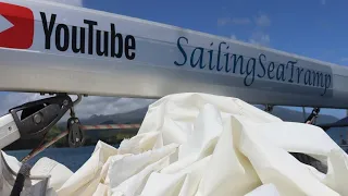 Broken mainsail and Roadtrip around Tahiti Iti – EP 144 Sailing Seatramp