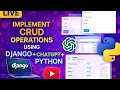 Build Django CRUD App Using Python ChatGPT Step-by-Step