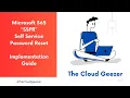 Self Service Password Reset - Implementation Guide for Microsoft 365