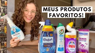 MEUS PRODUTOS DE LIMPEZA FAVORITOS ✨ dicas de como economizar na limpeza da casa