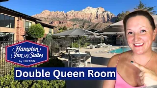 Tour the BEST Hotel in Zion National Park - HUGE POOL